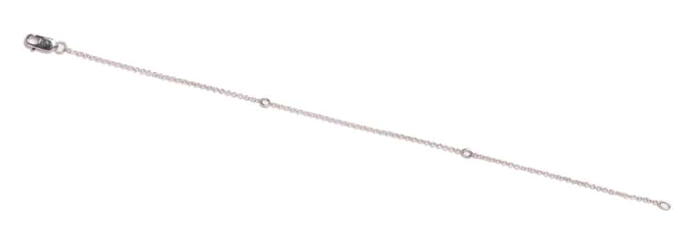 Extender Chain for Necklaces and Bracelets Silver