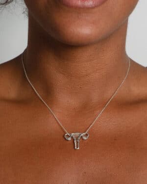 Bans Off Our Bodies Charm + Lei Chain Necklace 1mm