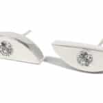 Umbra White Sapphire Studs