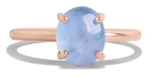 Custom Star Sapphire Solitaire Ring