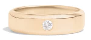 Custom Beveled Edge Diamond Band