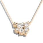 Custom Diamond Cluster Pendant