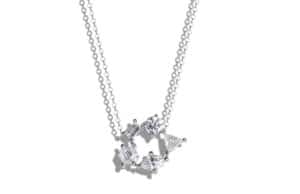 Custom Circular Diamond Necklace