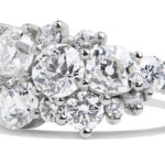 Custom Diamond Cluster Ring