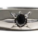 Custom Black Diamond Crescent Band