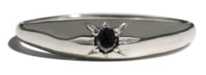 Custom Black Diamond Crescent Band