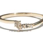 Custom Curved Diamond Band