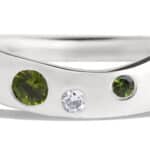 Custom Diamond and Gemstone Band