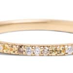 Custom Yellow Sapphire Eternity Narrow Band