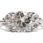 Custom Diamond Cluster Ring