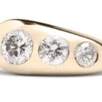 Custom Diamond Triad Ring