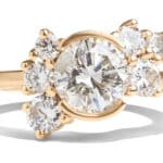 Custom Diamond Circular Cluster Ring