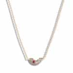 Custom Ruby and Diamond Lau Pendant