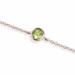 Custom Peridot Bracelet