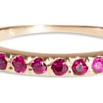 Custom Ruby Stacking Band
