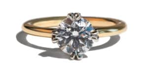 Custom Diamond Solitaire Ring