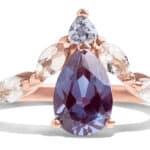 Custom Alexandrite Tiara Ring