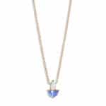 Custom Opal and Blue Sapphire Necklace