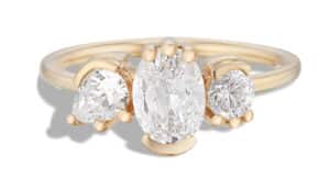 Lash Triad Eaves Diamond Ring