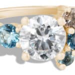 Radial Cluster Diamond Ring 1.0ct