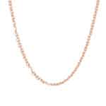 Lei Chain Necklace 1.5mm Rose Gold