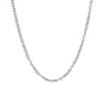 Lei Chain Necklace 1.5mm White Gold