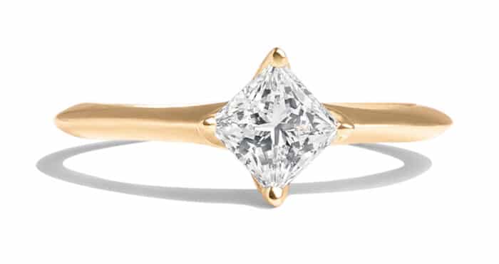 Custom Princess Cut Diamond Ring