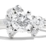 Custom Diamond Cluster Ring