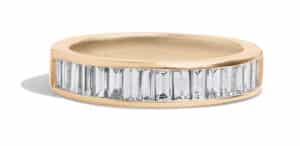 Custom Channel Set Baguette Diamond Band