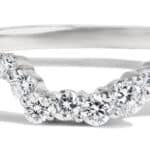 Custom Curved Diamond Band