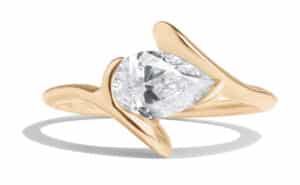 Custom Architectural Diamond Ring