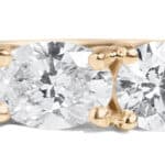 Custom Linear Diamond Ring