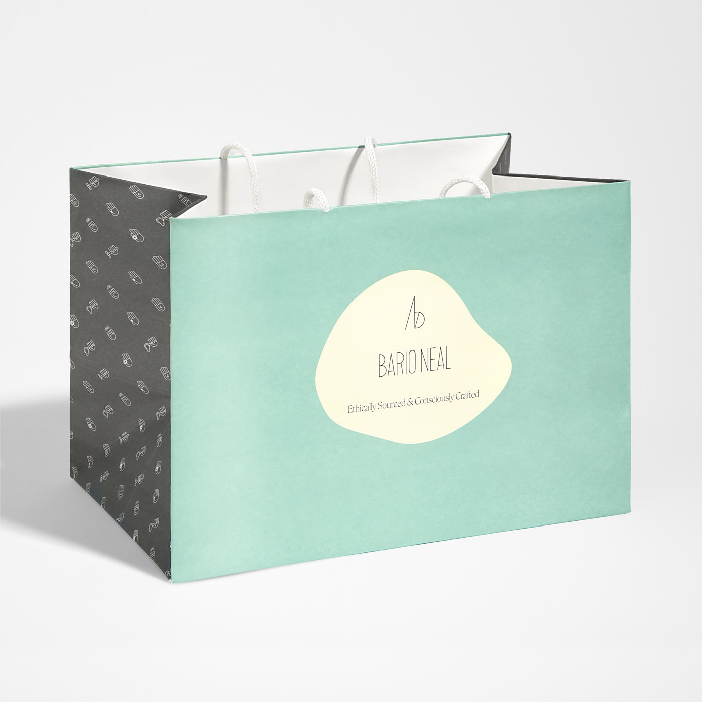 Our new Shopping Bags are meticulously crafted from durable white kraft paper with convenient paper handles. Designed with sustainability at the forefront, these bags are entirely curbside recyclable, including the handles.