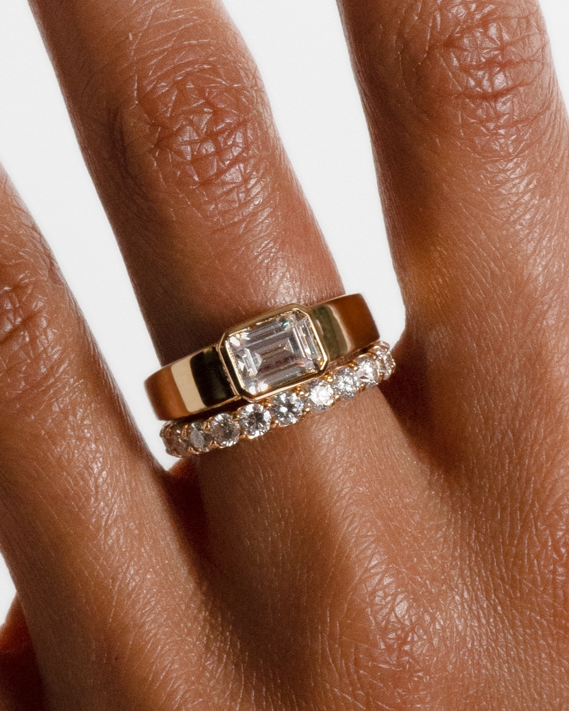 Allium Emerald Cut Diamond Ring_On Figure_2_WEB2