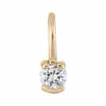Lash Mini Diamond Charm Yellow Gold