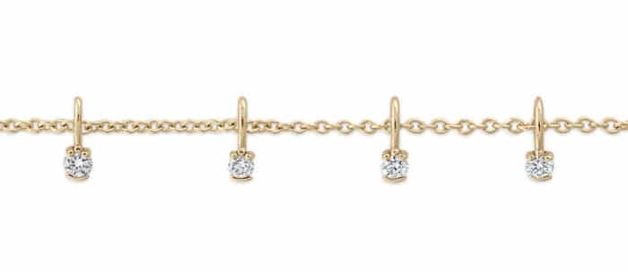 Lash Mini Diamond Charm Yellow Gold - Image 4