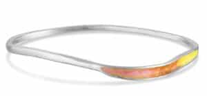 Arc Bracelet with Sun Crush Enamel Silver