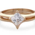 Custom Princess Cut Diamond Ring