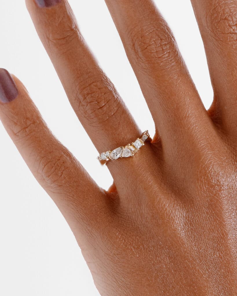 Fusion Diamond Band on Figure