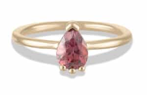 Lash Zircon Pear Ring