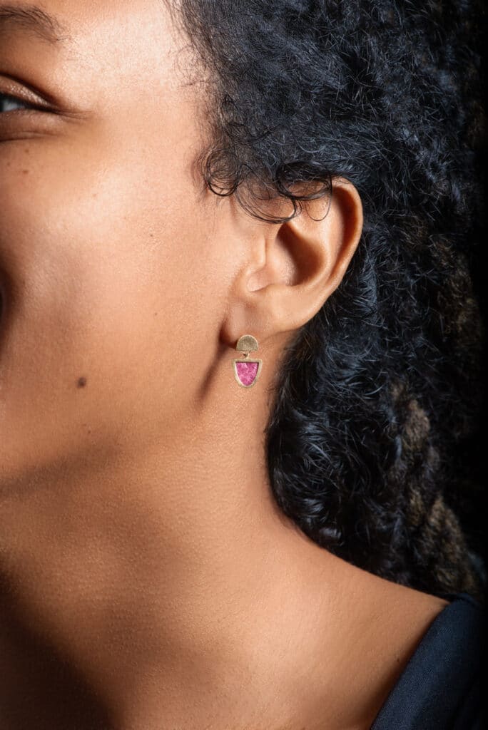 Shield Ruby Slice Earrings_On Figure_ECOMM_1_WEB2