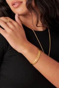 Coil Signet Ring on figure