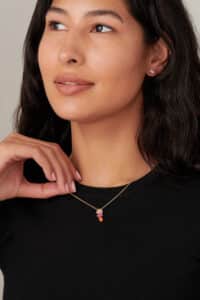 Hieros Sunrise Pendant on figure