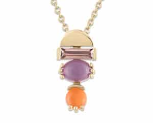 Hieros Sunrise Pendant Yellow Gold