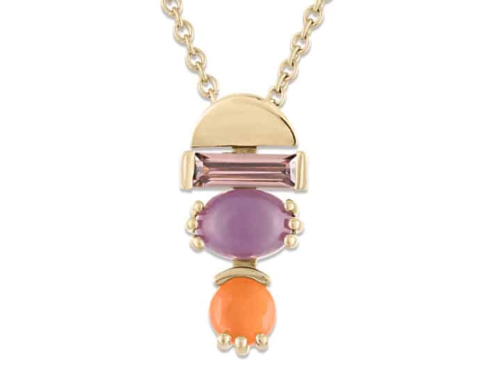 Hieros Sunrise Pendant Yellow Gold