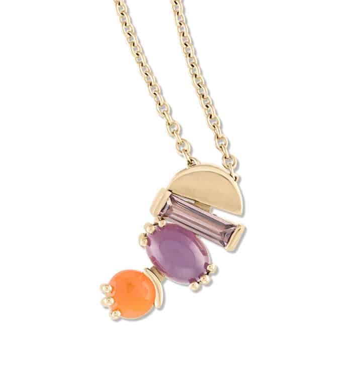 Hieros Sunrise Pendant Yellow Gold - Image 2